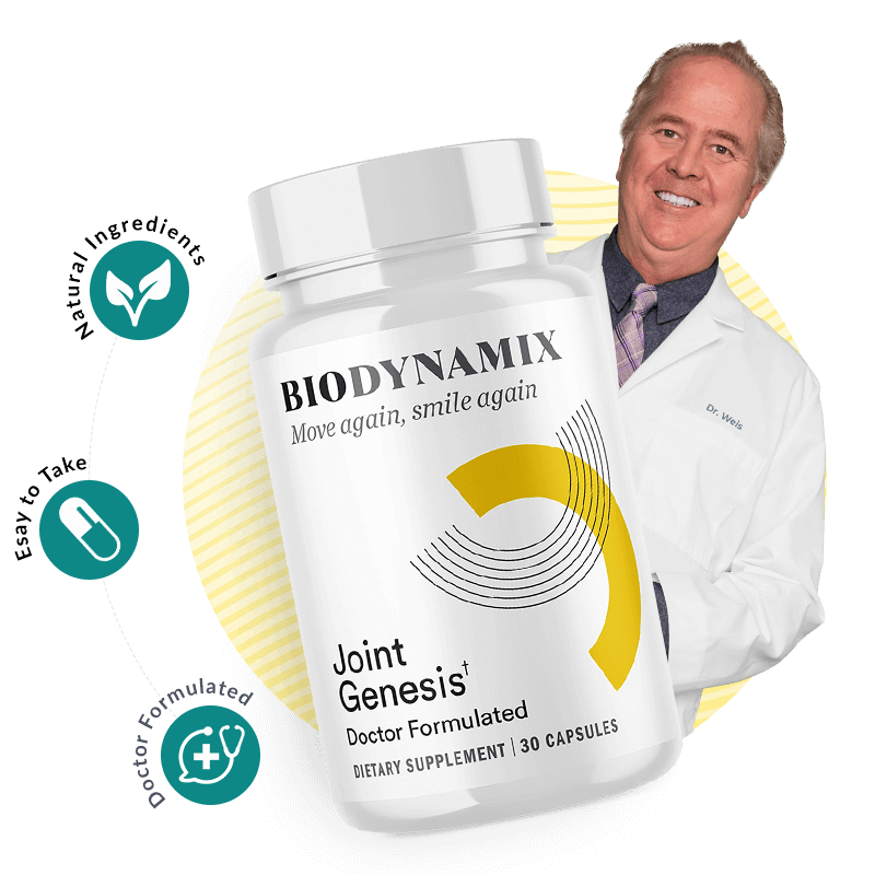 Joint Genesis bottle by BIODYNAMIX — daily joint health supplement